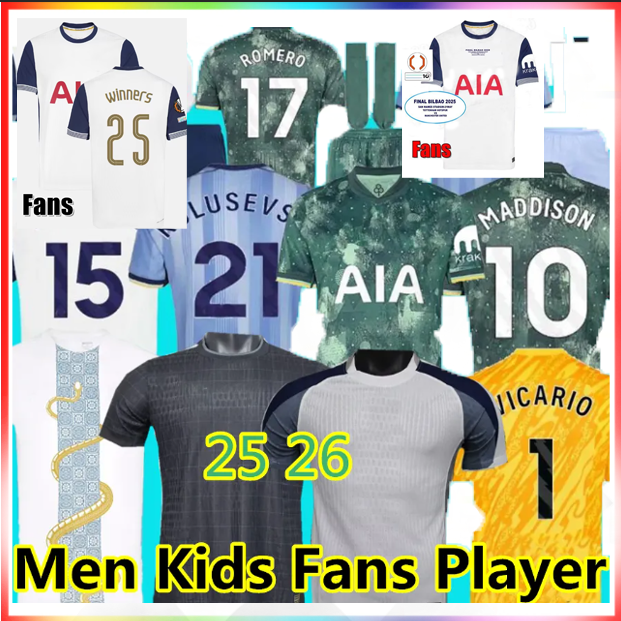 Baby Kids Clothing tottenham soccer jerseys 26 RICHARLISON SON MADDISON Soccer Jerseys COYS THFC Football shirt tOttenNhaMSe kit 24 25 Men kits