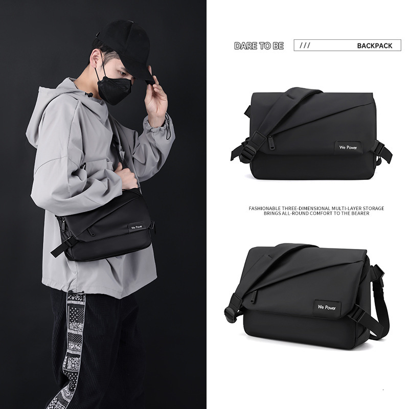 New men s minimalist crossbody bag trend fashionable women s shoulder bag designer trend bag men s large capacity waterproof crossbody bag