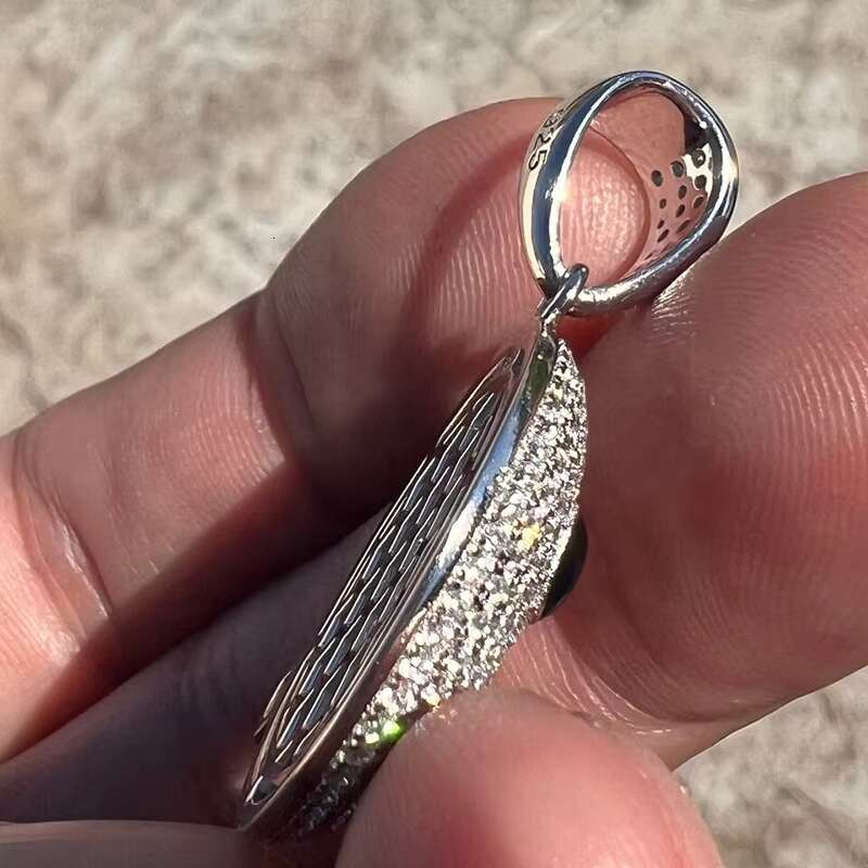 Hip Hop Pass Diamond Tester Bling Solid 925 Silver Iced Out GRA VVS Moissanite Zipper Mouth Face Pendant for Chain Men Women