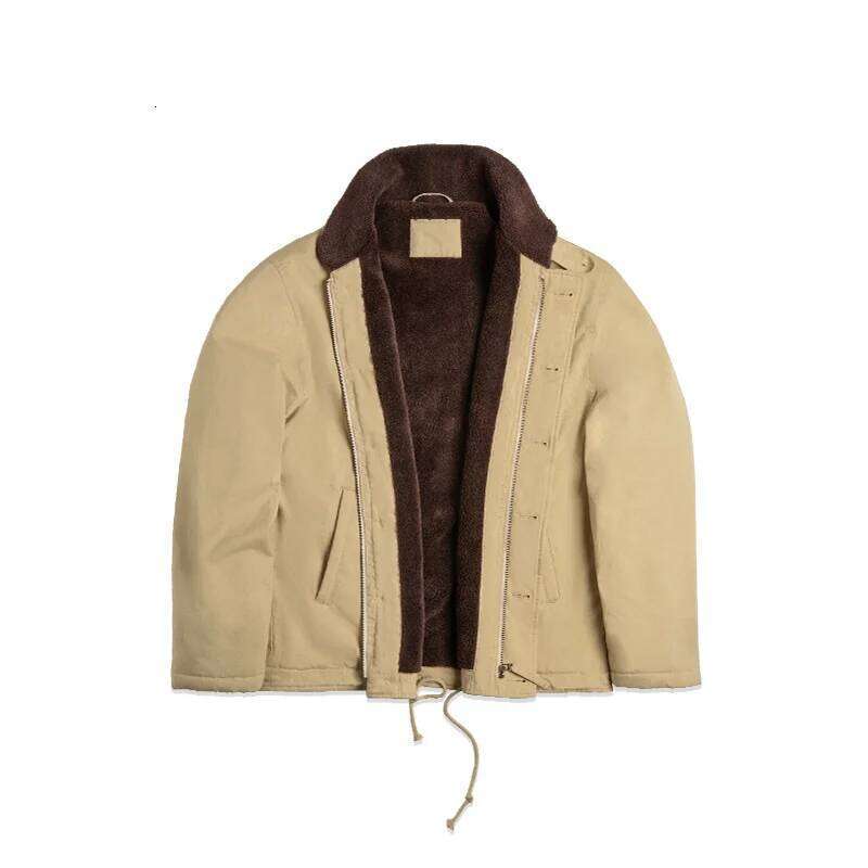 Maden Vintage N1 Deck Jackets For Men Autumn And Winter Windbreak Cardigan Coats Casual Padding Jacket Warm Thickened Parkas 250701