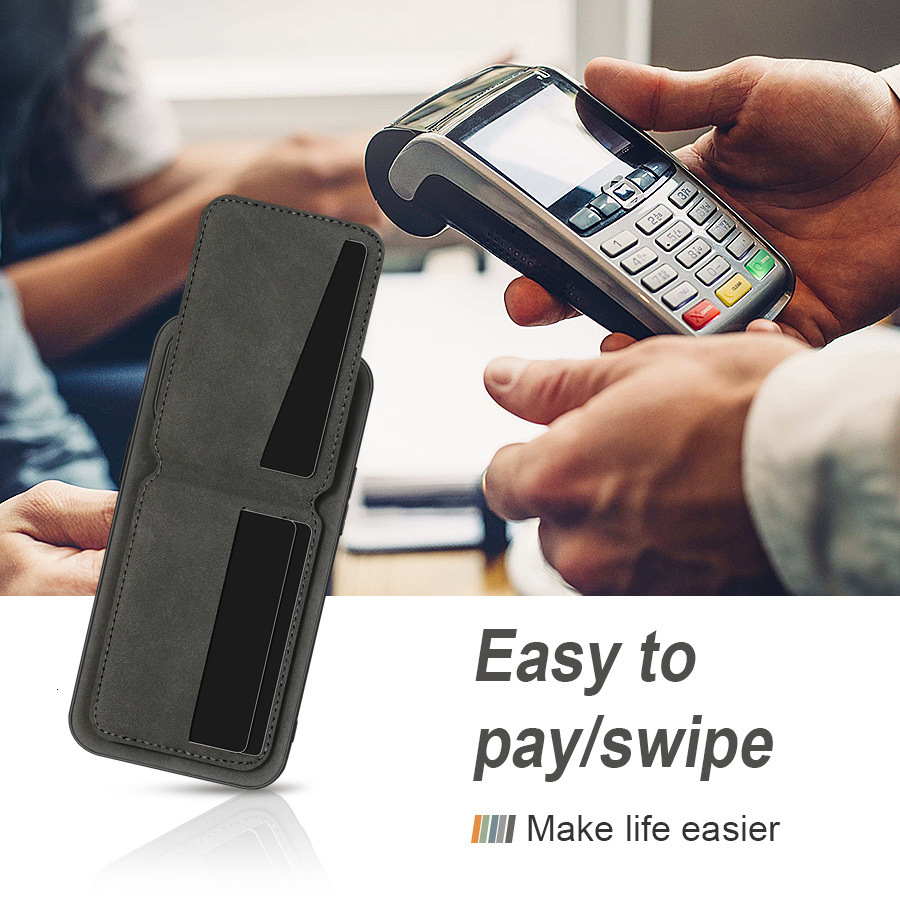 Apple Phone Case with Slot 16 Full Coverage Business Leather 15 Pro Max Holder for Men and Women iPhone 14 Card Wallet ddmythur