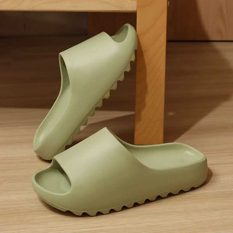 Summer Beach Non Slip EVA Slippers Women Comfort Soft Sole Pillow Slides Woman Lightweight Thick Platform Home Flip Flops 2024 XJ250704