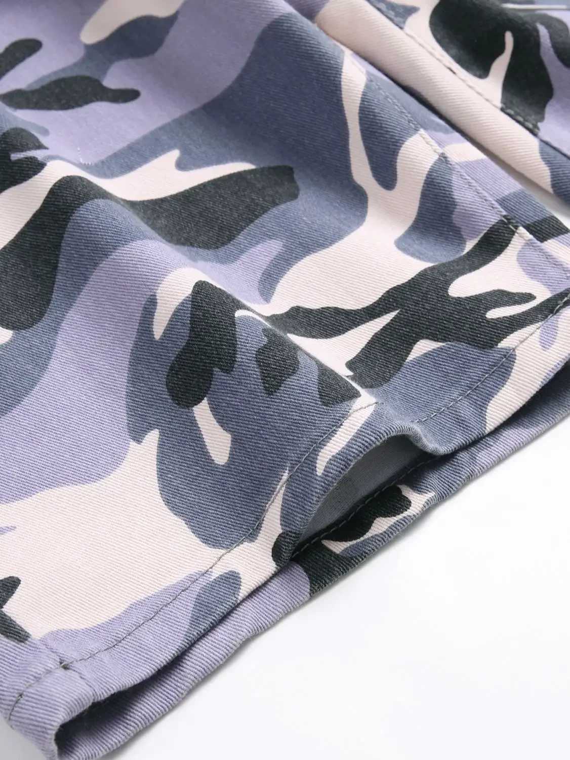 Camouflage with Pockets Short Pants for Men Printed Camo Bermuda Long Half Mens Cargo Shorts Vintage New in Cotton Comfortable W250705