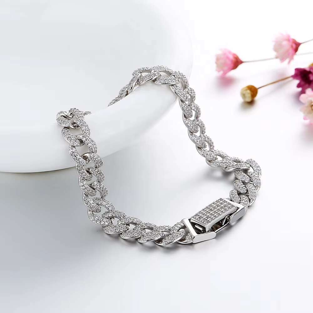 Wholesale Price Cuban Link Chain 925 Sterling Silver Cuban Bracelet
