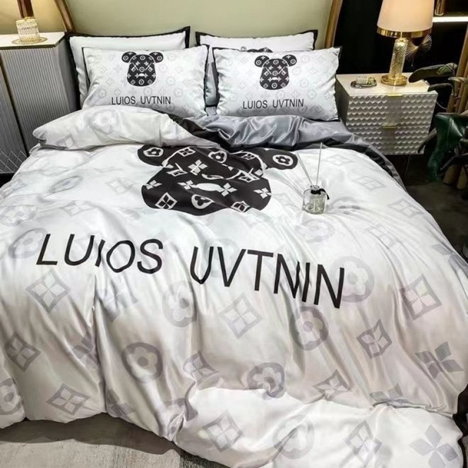 Designer sets Four-piece bedding Hotel Style Homestaywashed cotton three-piece quilt set bed sheet hat 326