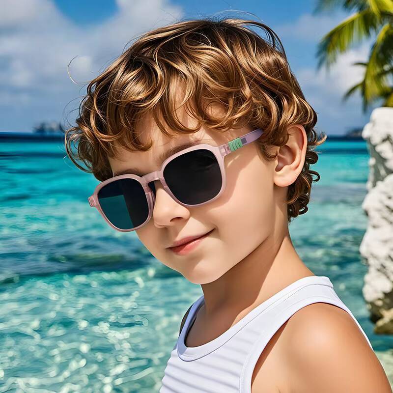 Kids Polarized Sunglasses for Toddler Boys Girls Children TR Square Frame Travel Goggle UV400 Shades Colorful Eyewear ddmythur Z260305