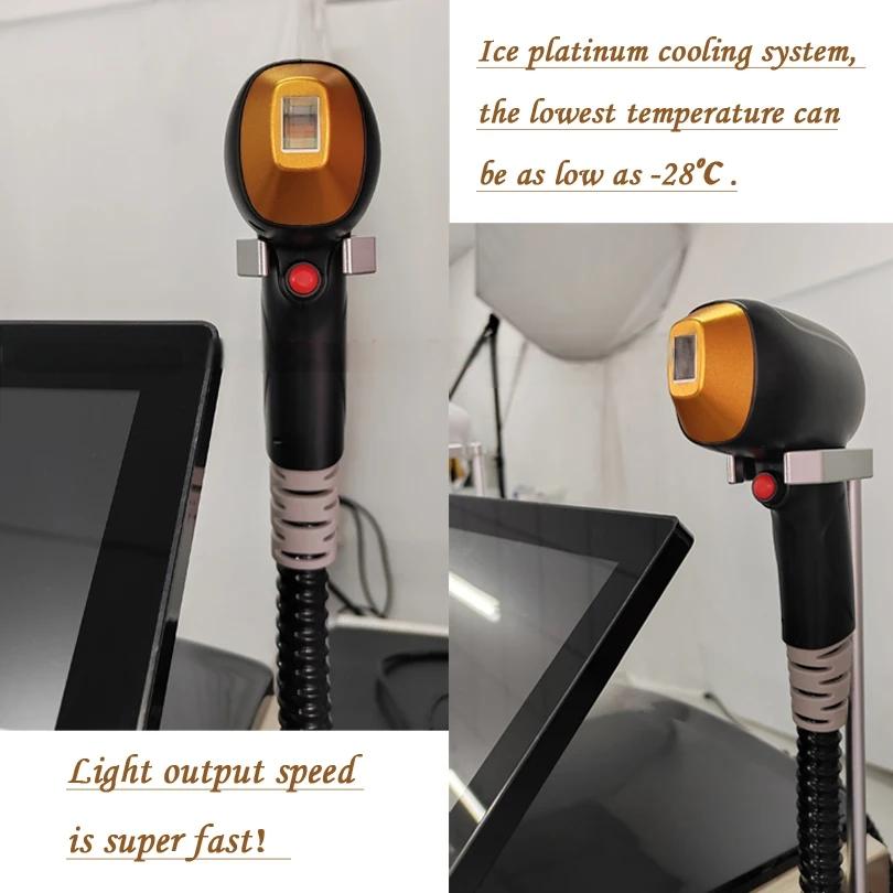 808nm Diode Laser Hair Removal Machine Triple Wavelength Painless Permanent Hair Removal Device Suitable For Beauty Salon Or Personal Use