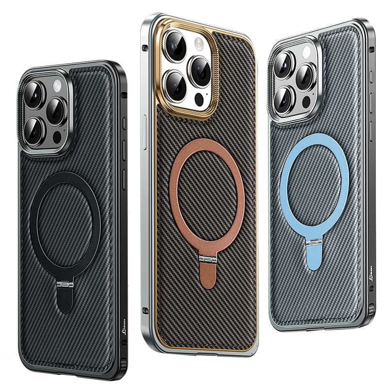 High-Density Aramid Smartphone Sleeve for Model iPhone 16 Series- Supports Contact-Free Recharge