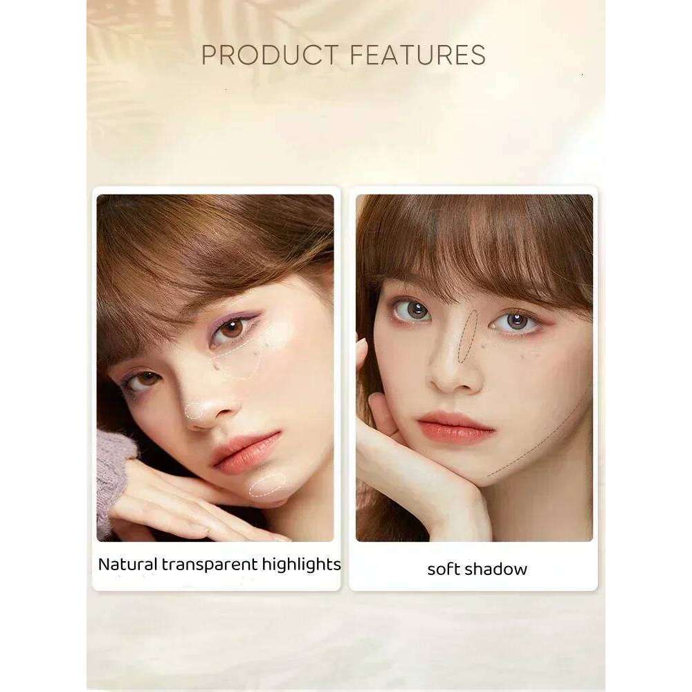 Judydoll 3d Highlighter Contour Bronzer Palette Nude Makeup Natural Color Rendering Long-Lasting Waterproof Cosmetics X250705 X250705