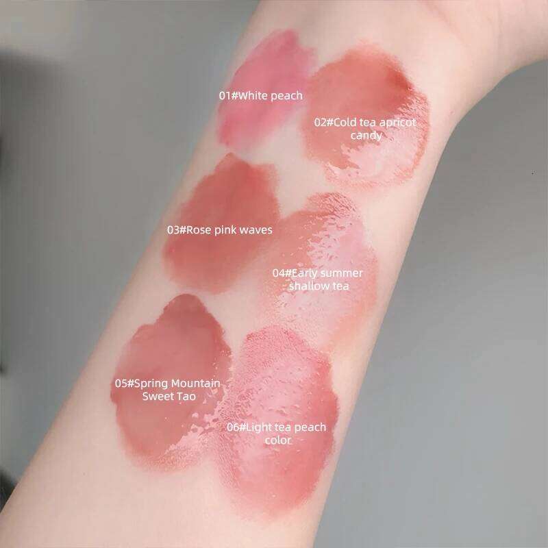 Gegebear Glass Crystal Translucent Glaze Moisturizing Mirror Long-lasting Lip Gloss