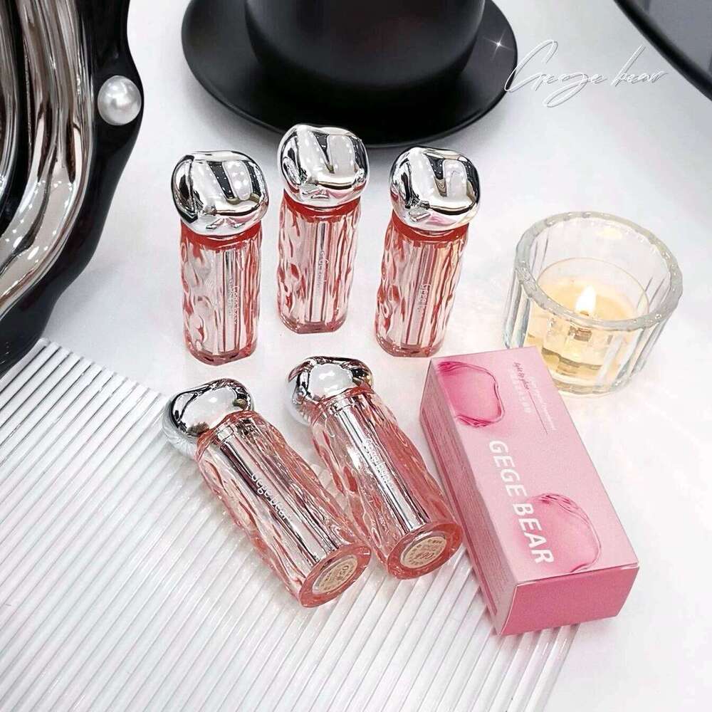 Gegebear Glass Crystal Translucent Glaze Moisturizing Mirror Long-lasting Lip Gloss