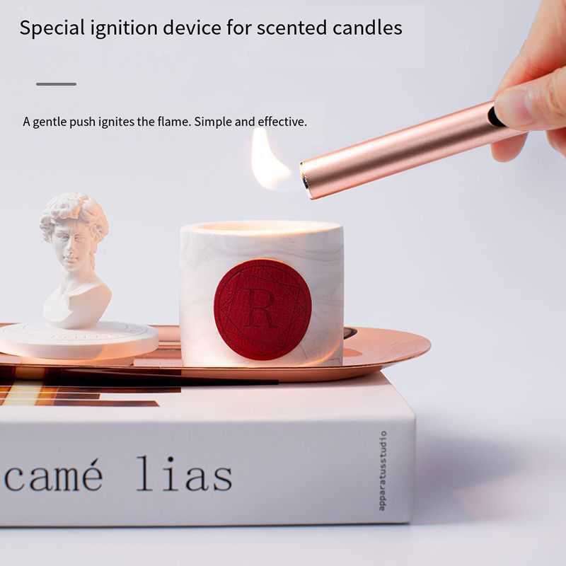 New model handheld long-style ignition device, windproof kitchen gas stove lighter, inflator for household use, scented candle for burning, companion 
