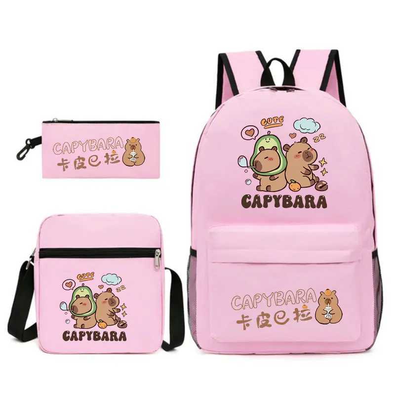 3Pcs Capybara Backp… - image
