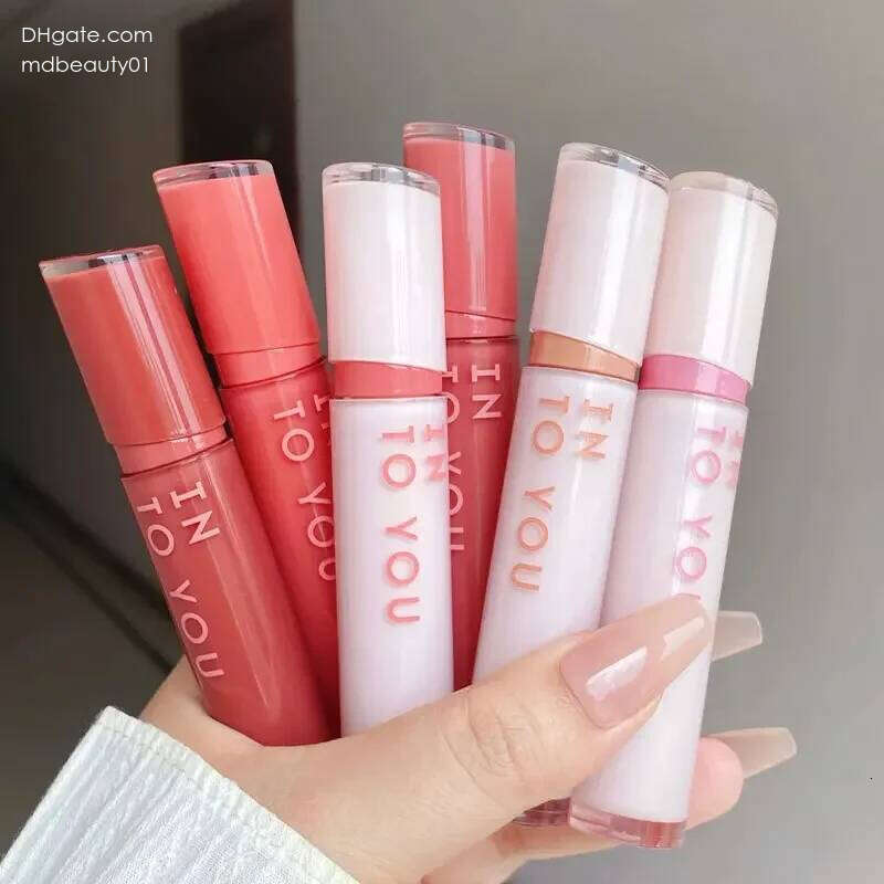 INTO YOU Non-stick Cup Mirror Glaze Moisture Lipstick Veet Matte Lip Gloss Beauty Makeup X250705