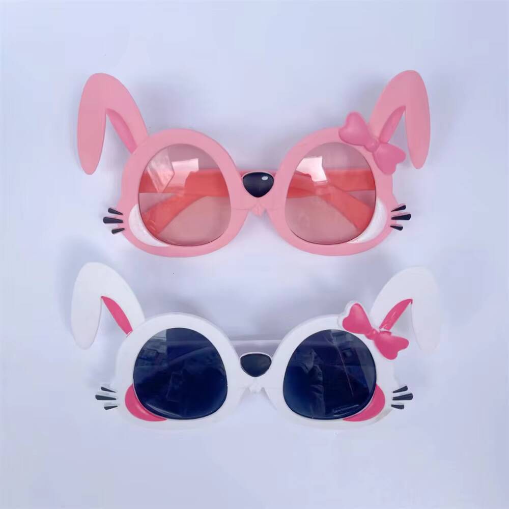 Kids Sunglasses Cartoon Bunny Shape Sun Glasses Trendy Childrens Outdoor Shades UV400 Protective Easter Party Funny Photo Props ddmythur Z260305