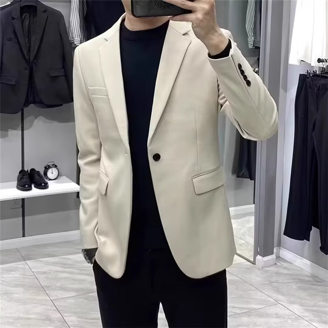 H777Men's suits, no ironing, slim-fit suits, business casual jackets