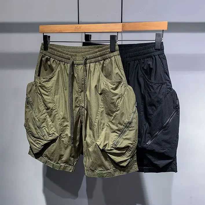 Men Fashion Caogo Shorts Big Pockets Jogger Shorts Hip Hop Streetwear Harajuku Pants Plus Size Streetwear Hip Hop Sweatpants W250705