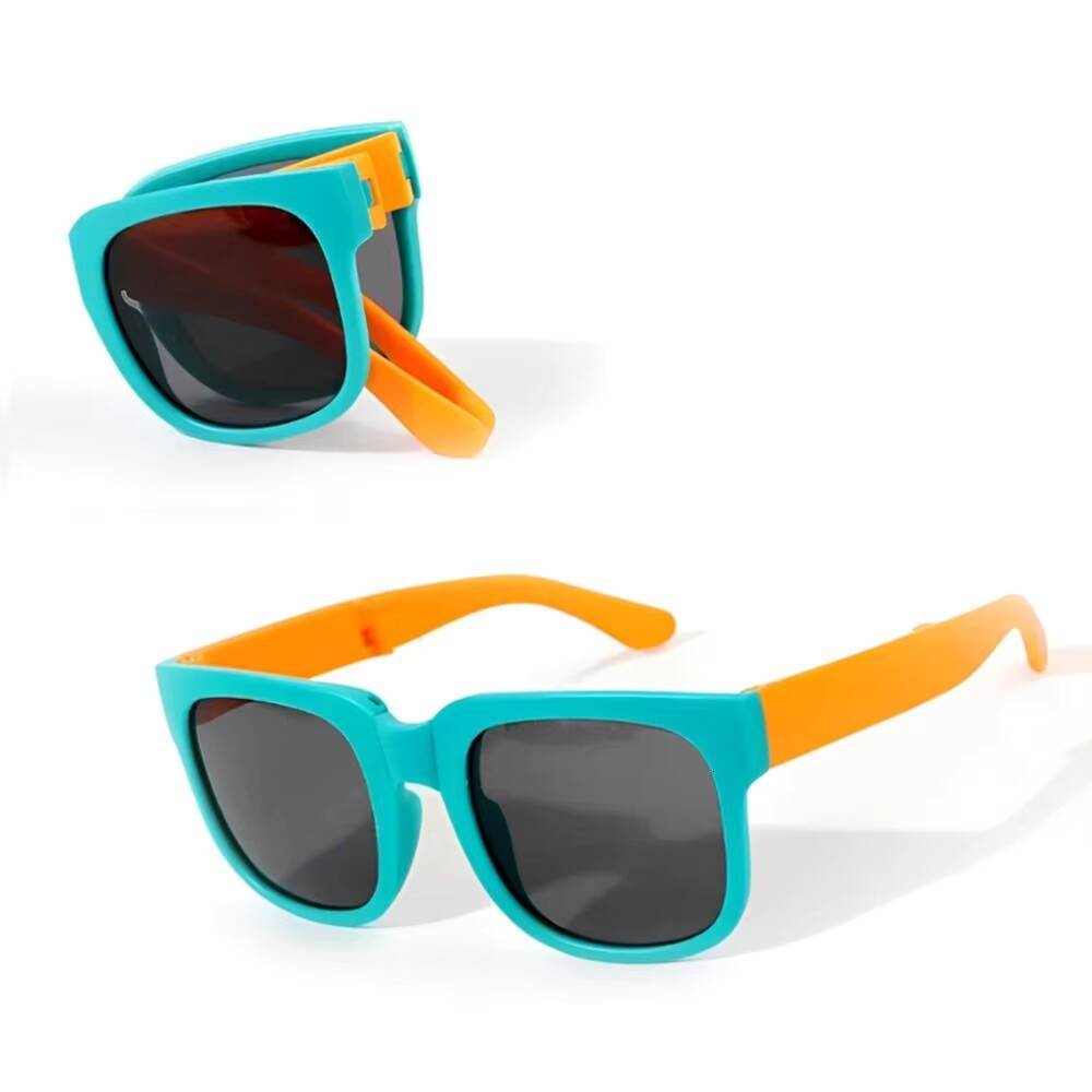 Trendy Outdoor Kids Square Frame UV 400 Foldable Sunglasses Shades for Toddler Boys and Girls ddmythur Z260305