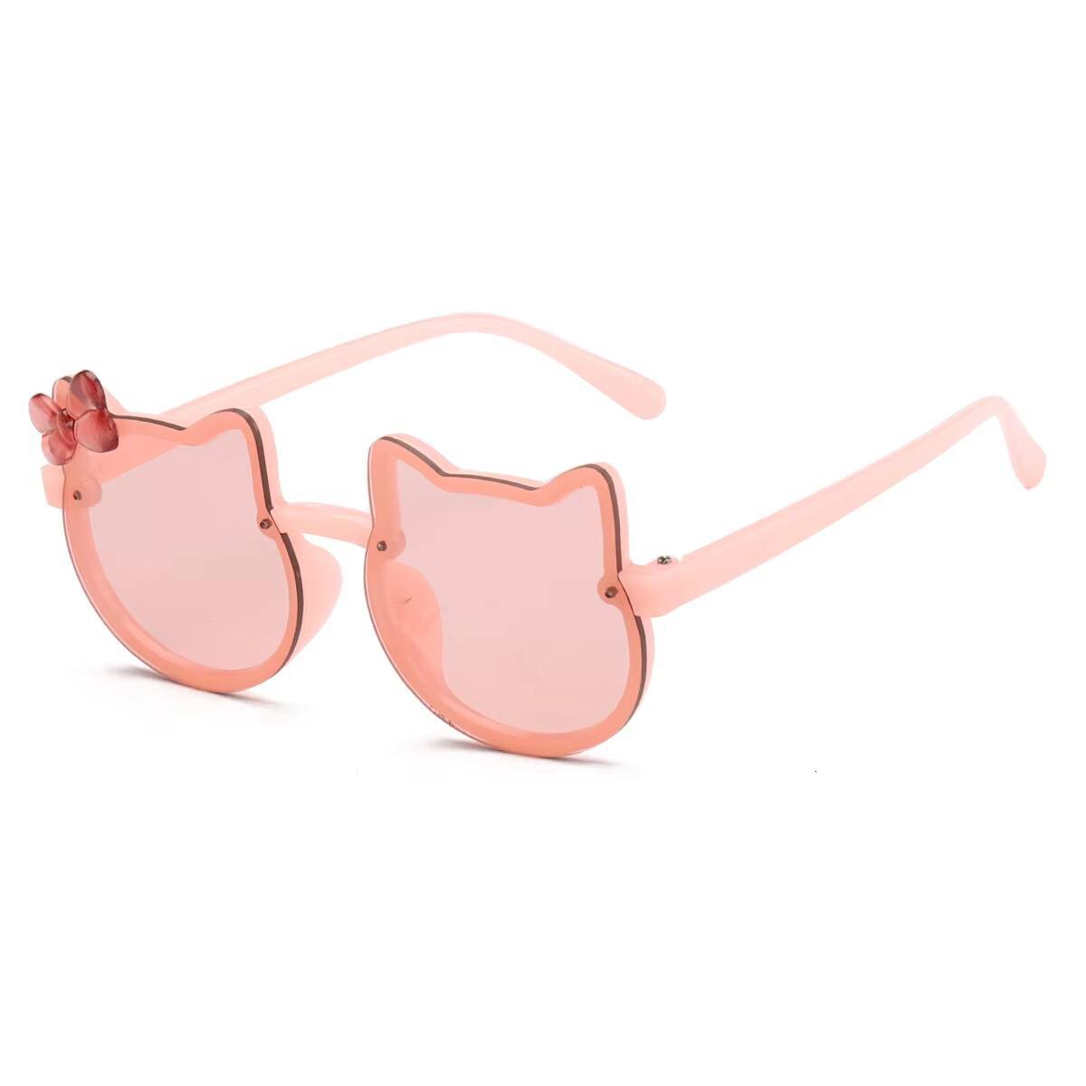 Summer Kids Cute Kitty Sunglasses Acrylic Bow Outdoor UV Protection Children Sun Glasses Baby Girls Classic Boy UV400 Eyewear ddmythur Z260305