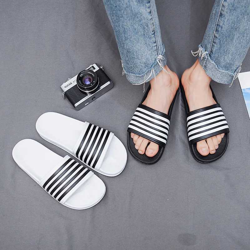 Plus Size Men Indoor Home Slippers Male Soft Comfortable Bath Slippers Mens EVA Flat Thick Platform Outdoor Beach Sandals Summer XJ250704