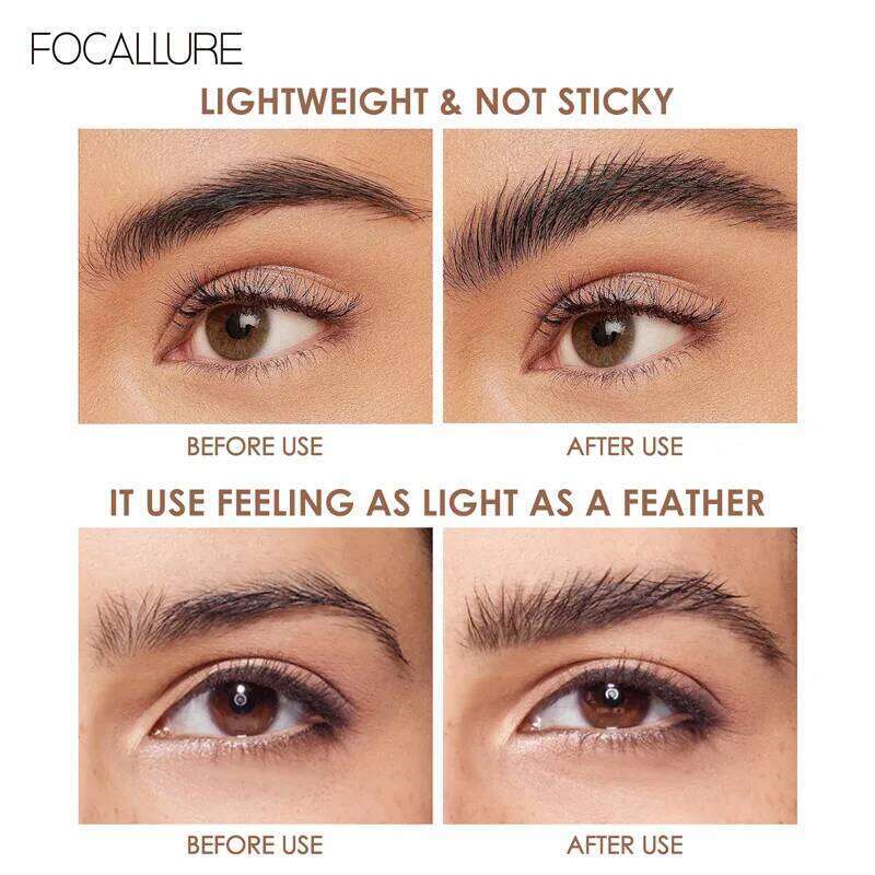 FOCALLURE 3D Feathery Wild Eyebrow Wax Waterproof Long Lasting Eye Brow Styling Soap Brows Cosmetics X250705