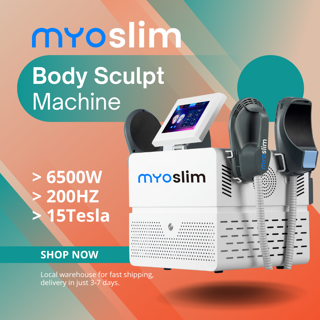 MYOSLIM Neo RF Sculpting Butt Lift EMS Machine 6500W HIEMT Muscle Stimulator Body Shaping Massage Equipment