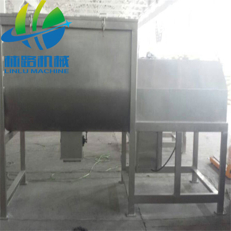 Horizontal Double Ribbon Mixer Machine for Dry Powder