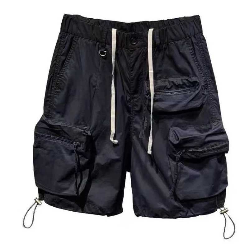 Mens Cargo Shorts Quickly Do Loose Multi Pocket Male Short Pants With Zipper Comfortable Streetwear Luxury Casual Wide Elegant W250705