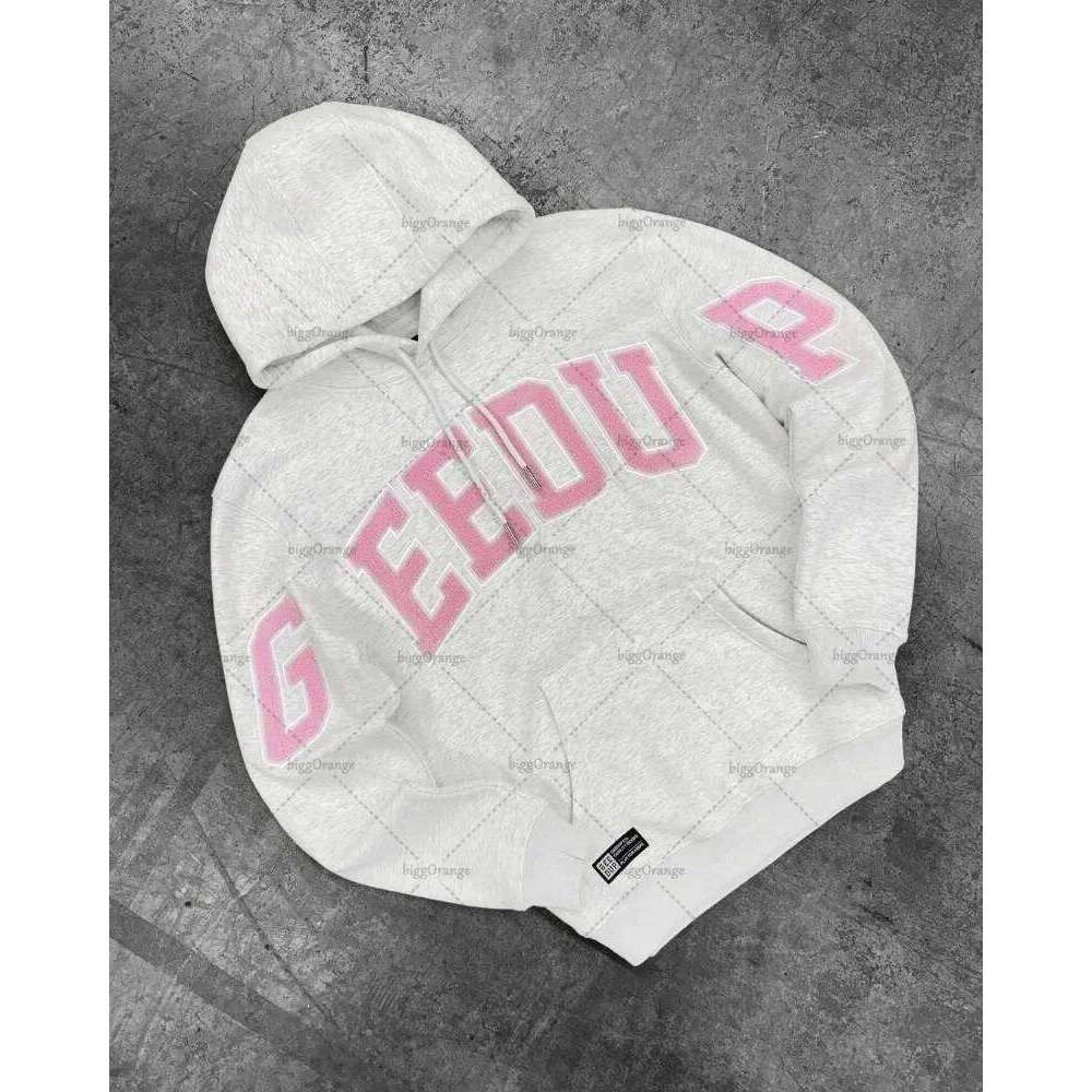 High Street Retro Y2K Streetwear Women Haruku Colorful Letter Embroidery Oversized Sweatshirt Men Hip Hop Gothic Casual Hoodie