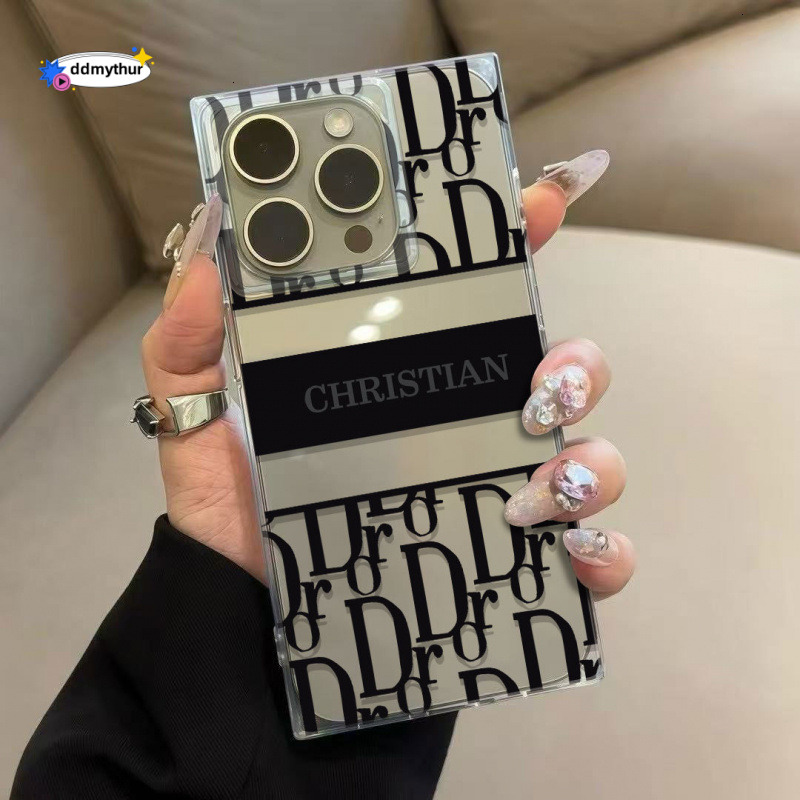 Advanced English Text Ice Crystal Cube Compatible with Apple Phone Case ddmythur