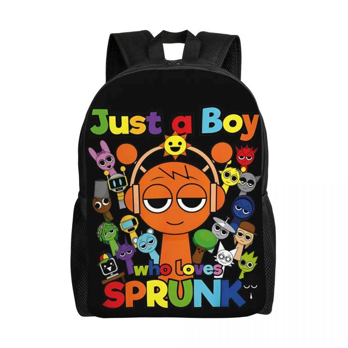 Sprunki Just A Boy Who Loves Toddler Backpack for Girls Boys Kids Backpacks Lovely Daycare Child Bookbag W250705