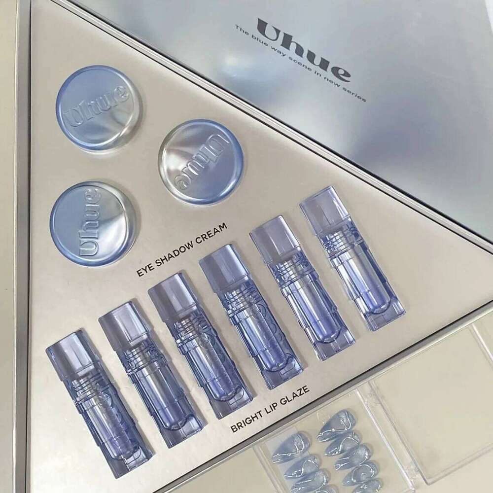 Uhue Mirror Lipgloss Lip Glaze Water Glazed Glass Sweet Cool Moisturizing Hydrating Black Pink & Blue Way Matte Lipstick X250705