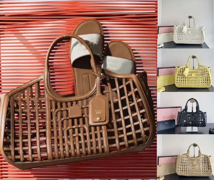 Designer Cross Body Bags Strap Wicker Woven handbag Cosmetic purses Fashion travel beach Bag Raffias Straw weave Plaited Rattan tote Clutch bags
