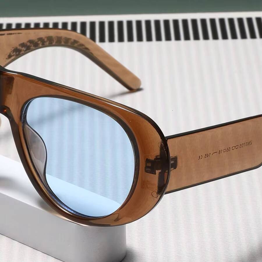 New Retro Oval Large Frame Fashion Accessories Minimalist Design UV Resistant Sunglasses Female ddmythur