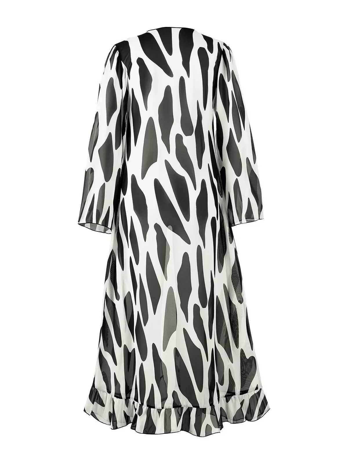 Womens 3-piece Swimsuit for Women Long Sleeve Mesh Long Cover-ups Bikini Set Beige Cross Bandage Backless Beach Swimwear 2024 XJ250624