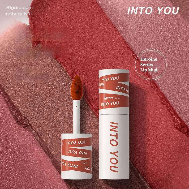 INTO YOU Feamle Heroine Veet and Cheek Dual-use d Soft Fog Matte Smooth Moisturizing Blush Lip Glaze Lipsticks X250705