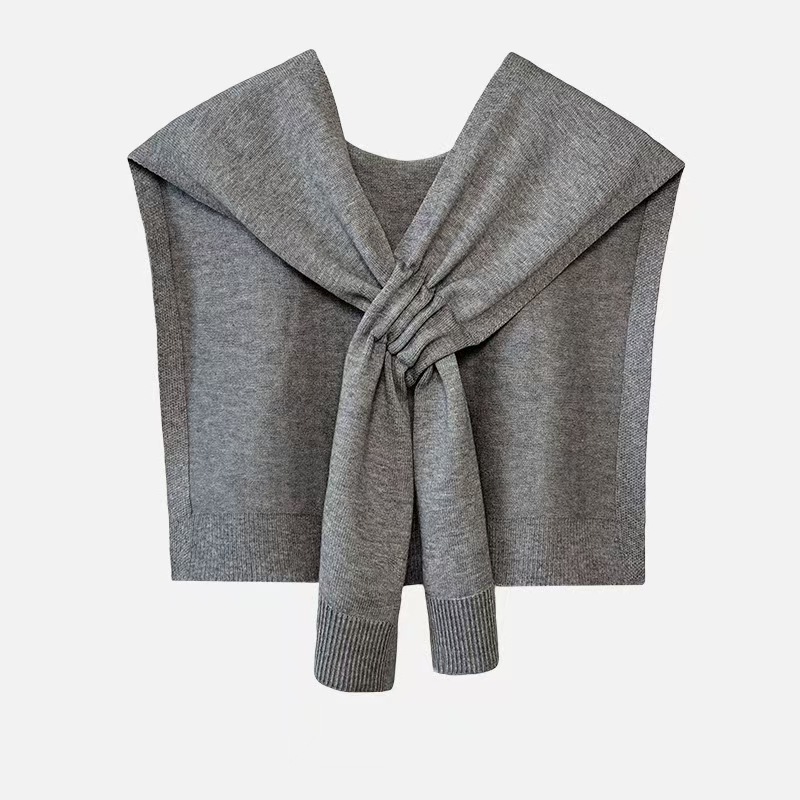 T1135 new thick spring and autumn knitted shawl outer wear female shoulder summer neck protection