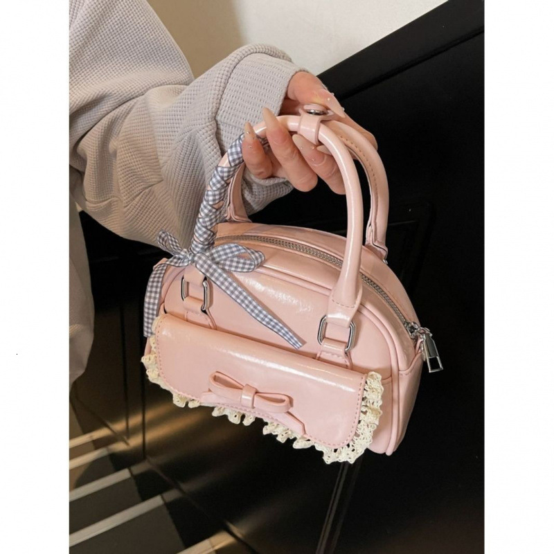 Women s bow trend bag spring and summer new fashion handbag bowling bag designer bag trend multifunctional women s crossbody bag