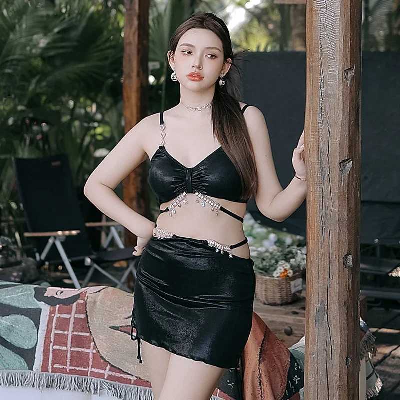 Sexy Bikinis Set Women Swimsuits 4 Piece Tankini Plus Size Transparent Mesh Cover Ups Beach Bikini Swimsuit Swimming ShortsXJ250624