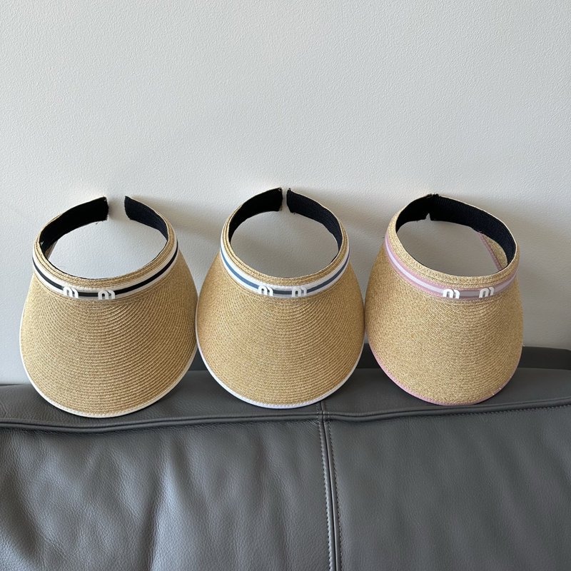 Classic Designer Straw Visors Cap Casual Summer Visor Sunshade Men Women Empty Top Hat Sports Golf Tennis Outdoor Beach Baseball Caps Bucket hat