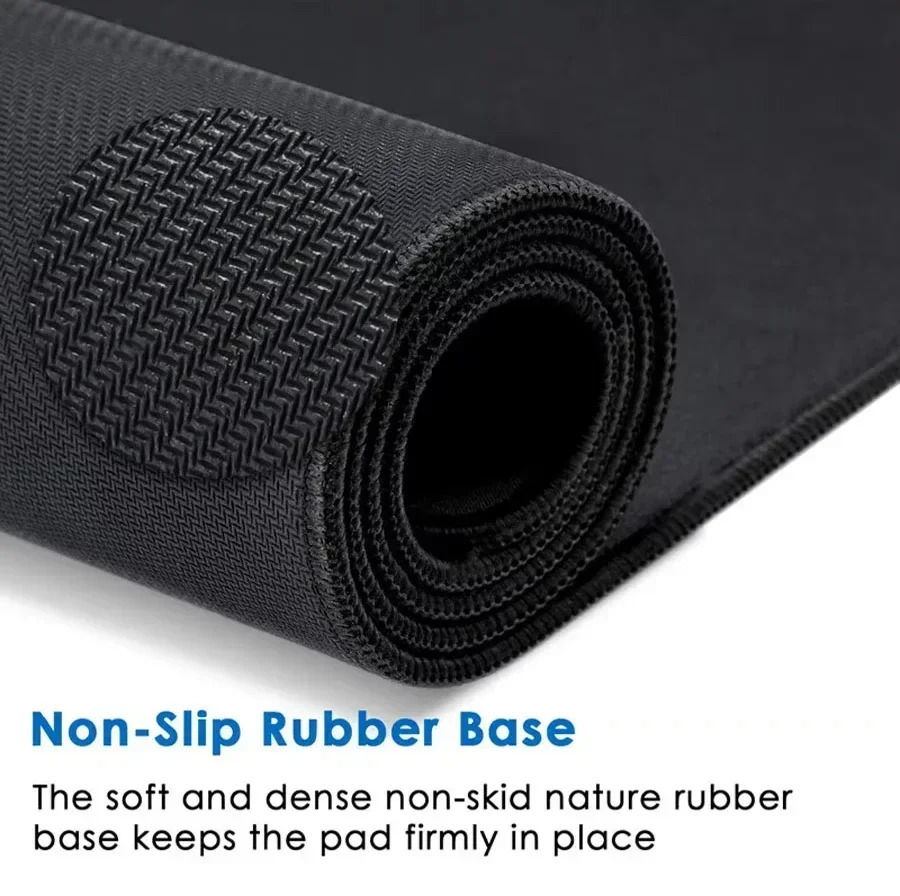 All Black Mouse Pad Water Proof Gaming Accessories Mause Ped 40x45 40x90CM Computer Desks Table Cushion Office Carpet Playmat 250703