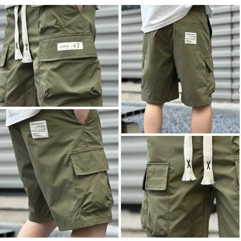 2025 Summer American Tooling Shorts Mens Multi-pocket Quick-drying Shorts Breathable Straight Five-point Pants Streetwear W250705