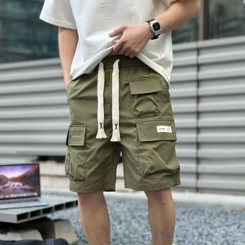 2025 Summer American Tooling Shorts Mens Multi-pocket Quick-drying Shorts Breathable Straight Five-point Pants Streetwear W250705