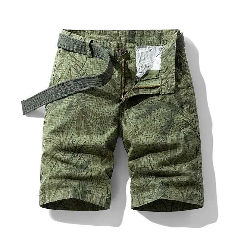 Short Pants for Men Half Baggy Multi Pocket Loose Camo Camouflage Bermuda Long Mens Cargo Shorts Wide Vintage Heavy White Cotton W250705