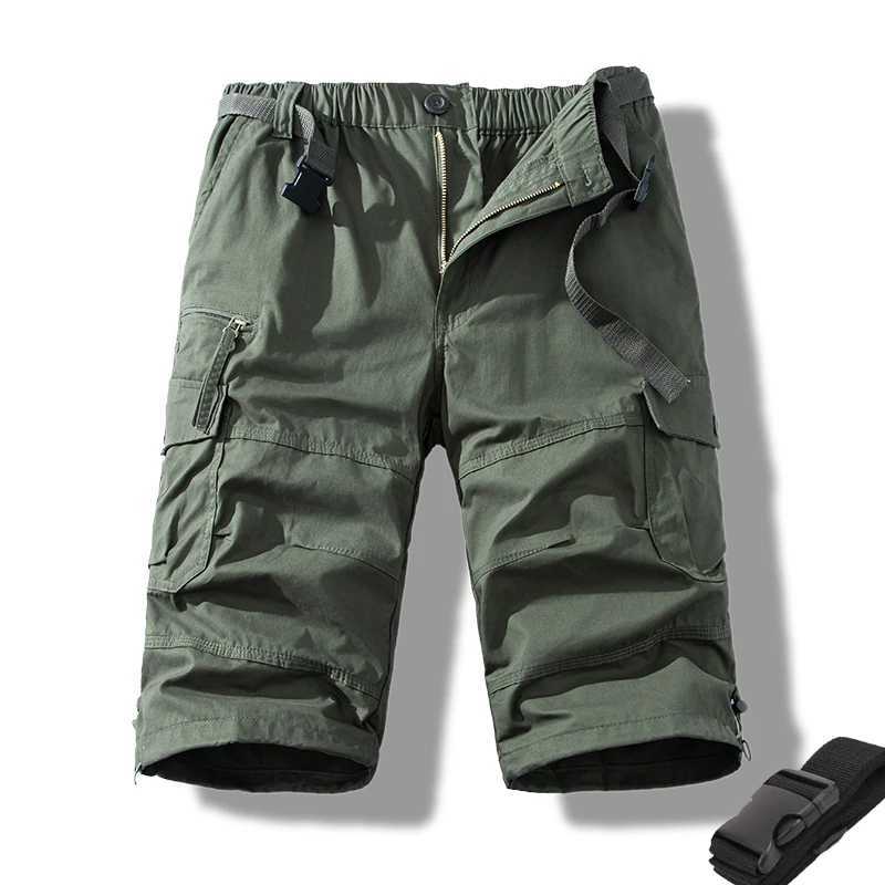 Tactical Cargo Shorts Men Casual Sports Shorts Man Hiking Fishing Joggers Long Shorts W250705