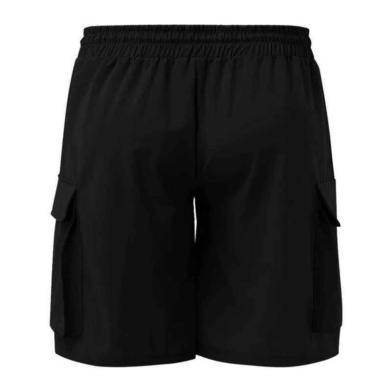 Men s Lightweight Quick Dry Athletic Shorts with Pockets and Adjustable Drawstring Waistband for Summer Outdoor Activities W250705