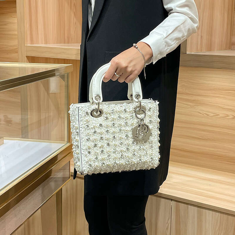 Princess for Women 2025 New Pearl Decorated Fashionable High-end Women's Handbag Crossbody Small Bag