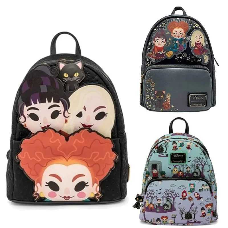Kids Backpack Hocus Pocus Sanderson Sisters Womens Double Strap Shoulder Bag Purse Class Bag for Girls W250705