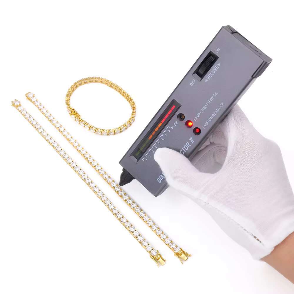 5mm Tennis Bracelet Moissanite Diamond Stone WHITE Color 925silver Plated Yellow Gold