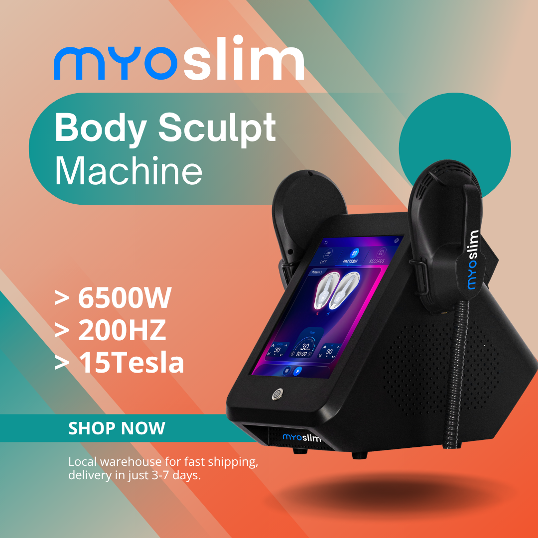 Myoslim NEO RF EMS Body Sculpt Machine 15T Electromagnetic Sculpting Slimming Fat Stimulation Muscle Stimulation Pelvic